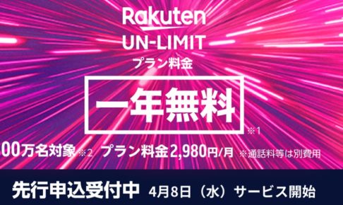 楽天モバイル UN-LIMIT